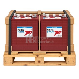 2 Bater�as TROJAN J305G-AC | 6 Voltios 350 Amperios